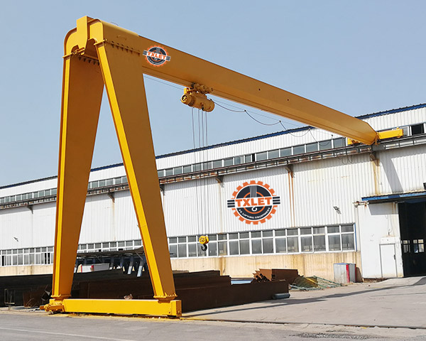 The Double Girder Semi-Gantry Crane is a powerful and space-saving lifting solution.